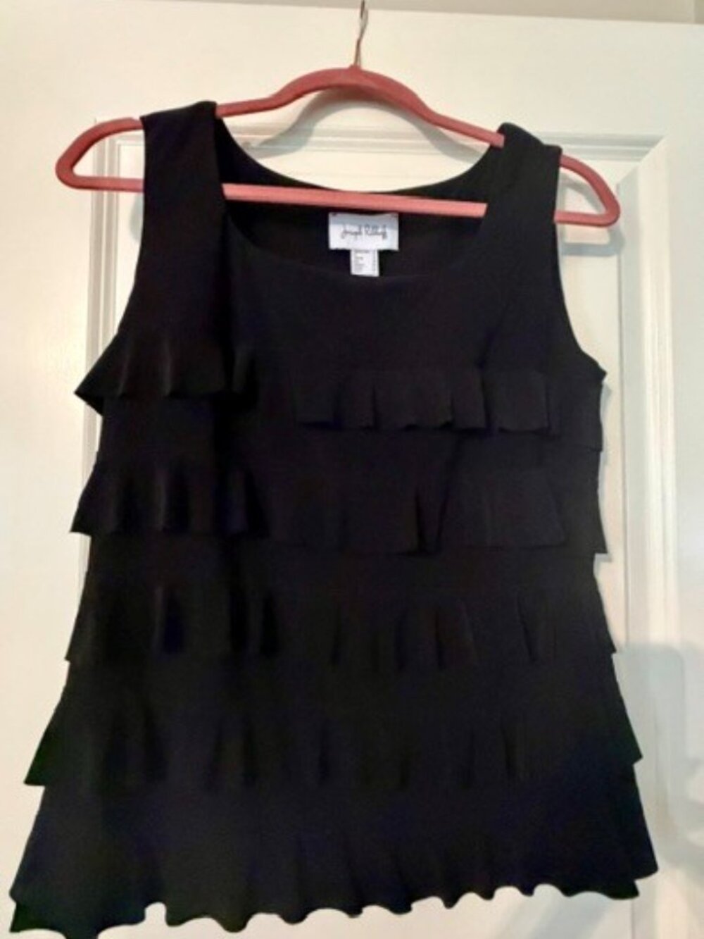 Joseph Ribkoff Tiered Ruffle Top - Picture 3 of 3